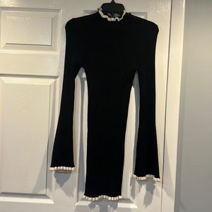 Black long sleeve dress, size medium.